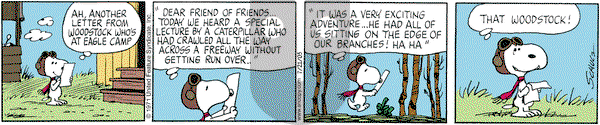 Peanuts on Monday July 21, 2003 Comic Strip