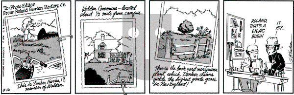 Doonesbury on Saturday March 16, 1974 Comic Strip