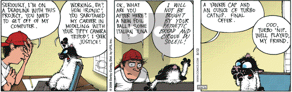 Get Fuzzy on Thursday August 10, 2006 Comic Strip
