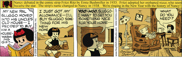 Nancy on Thursday January 15, 2009 Comic Strip