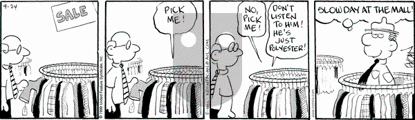 Drabble on Friday September 24, 1999 Comic Strip
