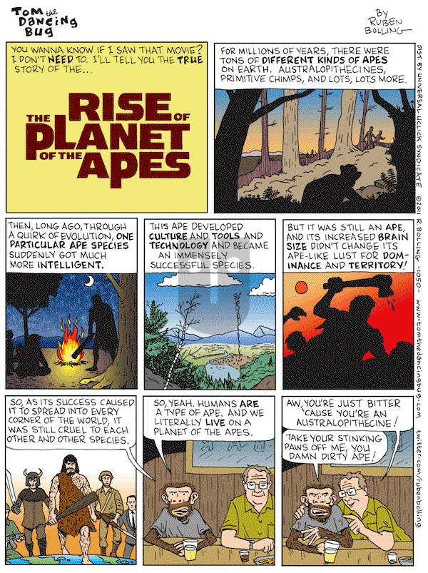 Tom the Dancing Bug on Friday August 12, 2011 Comic Strip
