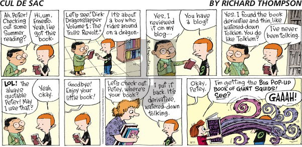 Cul de Sac - Sunday August 11, 2024 Comic Strip