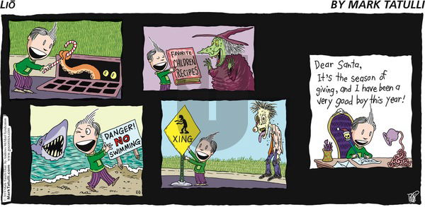 Lio on Sunday December 15, 2019 Comic Strip