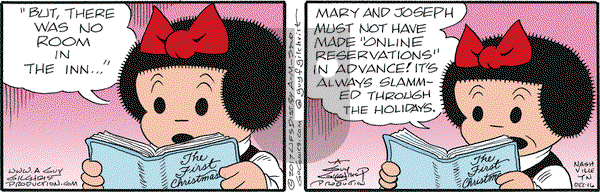 Nancy on Saturday December 16, 2017 Comic Strip