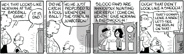 Drabble on Friday August 2, 2002 Comic Strip