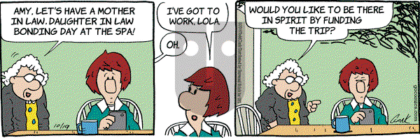Lola on Wednesday October 19, 2016 Comic Strip