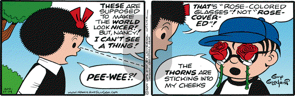 Nancy on Thursday April 17, 2014 Comic Strip