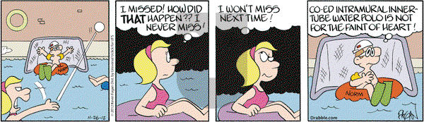 Drabble on Monday November 26, 2012 Comic Strip