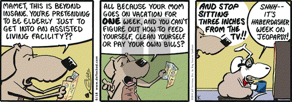 DeFlocked on Thursday September 18, 2014 Comic Strip