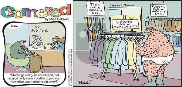 Cornered on Sunday April 4, 2010 Comic Strip