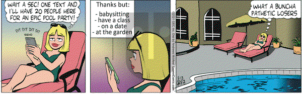 Luann - Friday August 13, 2021 Comic Strip