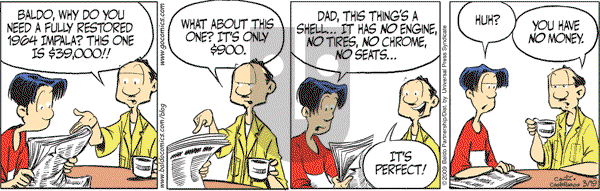 Baldo - Thursday March 19, 2009 Comic Strip