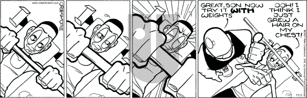 Maintaining on Thursday November 1, 2007 Comic Strip