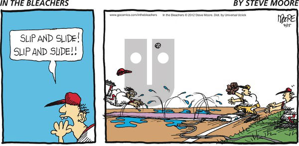 In the Bleachers on Sunday July 15, 2012 Comic Strip