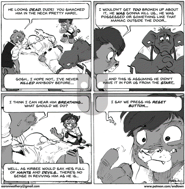 Endtown - Monday March 22, 2021 Comic Strip