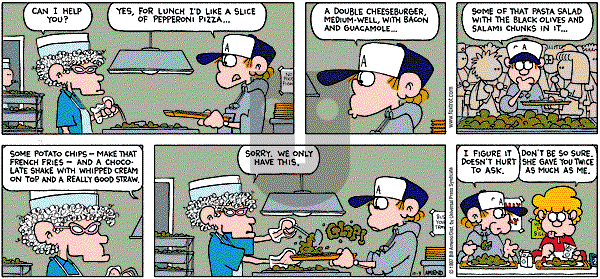 FoxTrot on Sunday October 5, 1997 Comic Strip