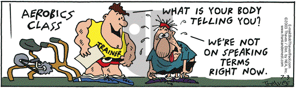 Frank and Ernest on Saturday July 26, 2003 Comic Strip
