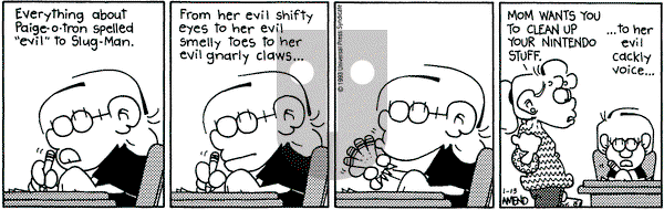 FoxTrot on Wednesday January 13, 1993 Comic Strip