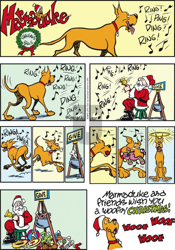 Marmaduke on Sunday December 20, 2015 Comic Strip