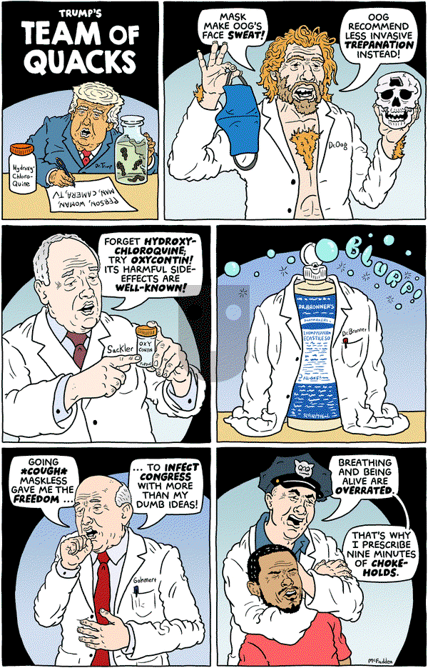 Brian McFadden - Monday August 3, 2020 Comic Strip