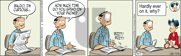 Baldo on Saturday December 17, 2016 Comic Strip