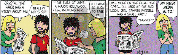 Luann on Thursday July 19, 2012 Comic Strip