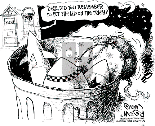 Glenn McCoy on Friday November 16, 2001 Comic Strip