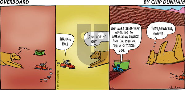 Overboard on Sunday October 31, 2010 Comic Strip