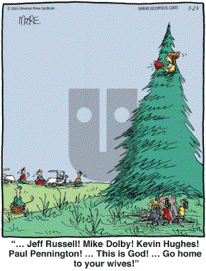 In the Bleachers - Wednesday March 23, 2005 Comic Strip