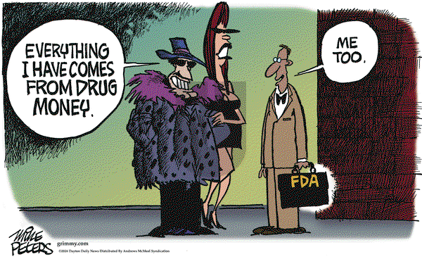 Mike Peters on Friday April 26, 2024 Comic Strip