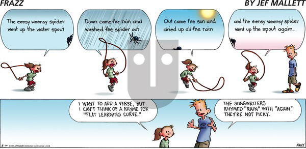 Frazz - Sunday August 10, 2014 Comic Strip