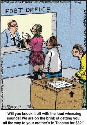 Close to Home on Monday July 16, 2018 Comic Strip