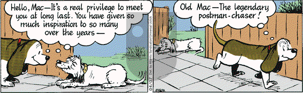 Fred Basset on Wednesday April 7, 2010 Comic Strip