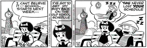 Nancy - Thursday August 28, 2003 Comic Strip