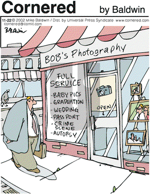 Cornered on Friday November 22, 2002 Comic Strip