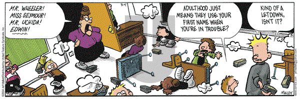 Frazz - Thursday March 4, 2004 Comic Strip