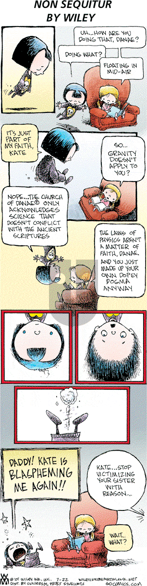 Non Sequitur on Sunday July 22, 2007 Comic Strip