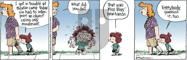 Cul de Sac on Saturday July 30, 2011 Comic Strip