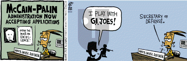 La Cucaracha on Tuesday September 23, 2008 Comic Strip