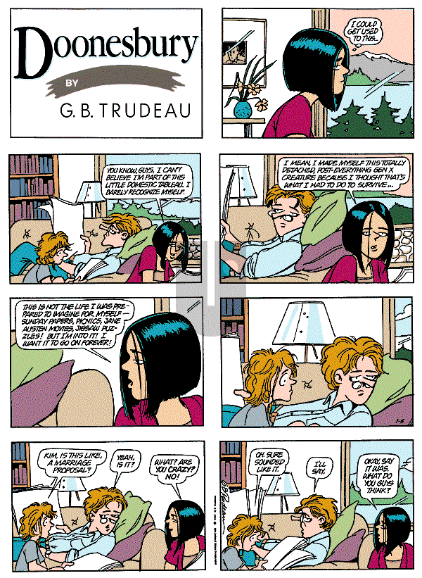 Doonesbury - Sunday January 5, 1997 Comic Strip