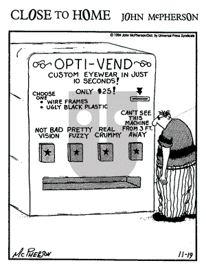 Close to Home on Saturday November 19, 1994 Comic Strip