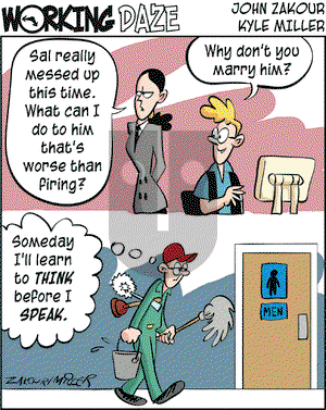 Working Daze on Thursday December 4, 2003 Comic Strip