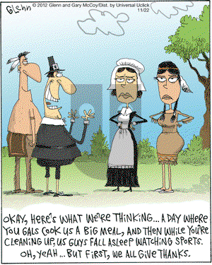 The Flying McCoys on Thursday November 22, 2012 Comic Strip