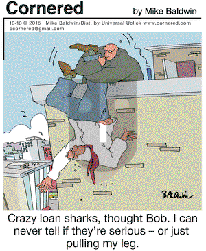 Cornered on Tuesday October 13, 2015 Comic Strip