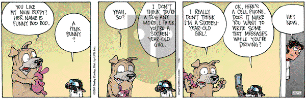 Get Fuzzy on Thursday January 4, 2007 Comic Strip