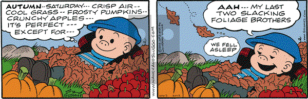 Nancy on Saturday November 3, 2012 Comic Strip