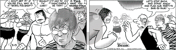 Alley Oop on Saturday May 13, 2006 Comic Strip