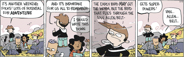 Wallace the Brave on Saturday April 19, 2025 Comic Strip