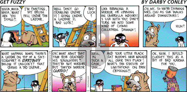 Get Fuzzy on Sunday September 25, 2011 Comic Strip